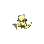 Shiny Abra as it appears in Omega Ruby & Alpha Sapphire