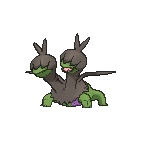 Shiny Zweilous as it appears in X & Y