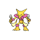 Shiny Alakazam as it appears in X & Y