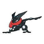 Shiny Greninja as it appears in Omega Ruby & Alpha Sapphire