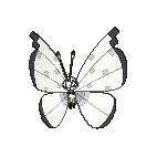 Shiny Vivillon as it appears in X & Y