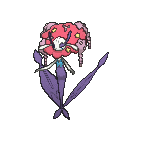 Shiny Florges as it appears in X & Y