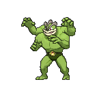 Shiny Machamp as it appears in X & Y