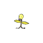 Shiny Bellsprout as it appears in Omega Ruby & Alpha Sapphire