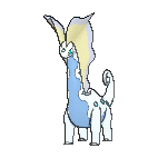 Shiny Aurorus as it appears in X & Y