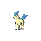 Shiny Ponyta as it appears in X & Y
