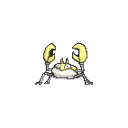 Shiny Krabby as it appears in Omega Ruby & Alpha Sapphire