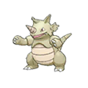 Shiny Rhydon as it appears in Ultra Sun & Ultra Moon