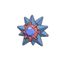 Shiny Starmie as it appears in Sun & Moon