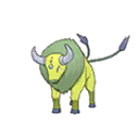 Shiny Tauros as it appears in Ultra Sun & Ultra Moon
