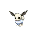 Shiny Eevee as it appears in Ultra Sun & Ultra Moon
