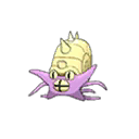 Shiny Omastar as it appears in Sun & Moon