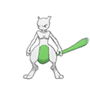 Shiny Mewtwo as it appears in Ultra Sun & Ultra Moon