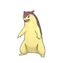 Shiny Typhlosion as it appears in Ultra Sun & Ultra Moon