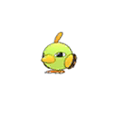 Shiny Natu as it appears in Sun & Moon