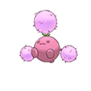 Shiny Jumpluff as it appears in Ultra Sun & Ultra Moon