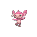 Shiny Aipom as it appears in Ultra Sun & Ultra Moon