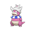 Shiny Slowking as it appears in Sun & Moon