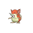 Shiny Raticate as it appears in Ultra Sun & Ultra Moon