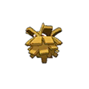 Shiny Pineco as it appears in Ultra Sun & Ultra Moon