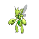 Shiny Scizor as it appears in Ultra Sun & Ultra Moon
