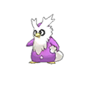 Shiny Delibird as it appears in Sun & Moon
