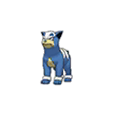 Shiny Houndour as it appears in Sun & Moon