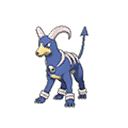 Shiny Houndoom as it appears in Sun & Moon