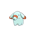 Shiny Phanpy as it appears in Ultra Sun & Ultra Moon