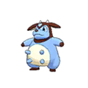 Shiny Miltank as it appears in Ultra Sun & Ultra Moon
