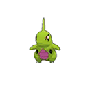 Shiny Larvitar as it appears in Sun & Moon