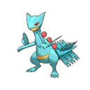 Shiny Sceptile as it appears in Ultra Sun & Ultra Moon