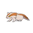 Shiny Linoone as it appears in Ultra Sun & Ultra Moon