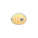 Shiny Silcoon as it appears in Ultra Sun & Ultra Moon