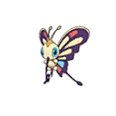 Shiny Beautifly as it appears in Ultra Sun & Ultra Moon