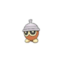 Shiny Seedot as it appears in Sun & Moon
