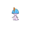 Shiny Ralts as it appears in Sun & Moon