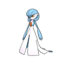 Shiny Gardevoir as it appears in Ultra Sun & Ultra Moon