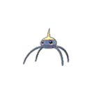 Shiny Surskit as it appears in Sun & Moon