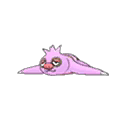 Shiny Slakoth as it appears in Sun & Moon