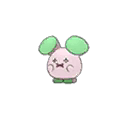 Shiny Whismur as it appears in Sun & Moon