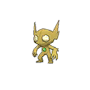 Shiny Sableye as it appears in Sun & Moon