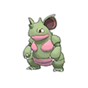 Shiny Nidoqueen as it appears in Sun & Moon