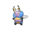Shiny Volbeat as it appears in Ultra Sun & Ultra Moon