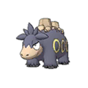 Shiny Camerupt as it appears in Ultra Sun & Ultra Moon