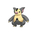 Shiny Grumpig as it appears in Sun & Moon