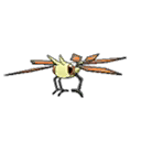 Shiny Vibrava as it appears in Sun & Moon