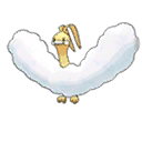 Shiny Altaria as it appears in Sun & Moon