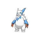 Shiny Zangoose as it appears in Ultra Sun & Ultra Moon