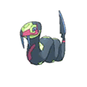 Shiny Seviper as it appears in Ultra Sun & Ultra Moon